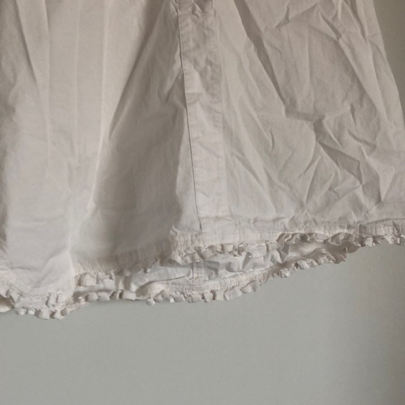 J Crew white popover shirt - Picture 5 of 6